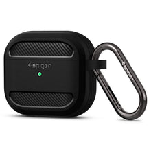 Заредете изображение във визуализатора на галерията – SPIGEN RUGGED ARMOR калъф за AIRPODS 3 2021 matte черен
