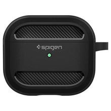 Заредете изображение във визуализатора на галерията – SPIGEN RUGGED ARMOR калъф за AIRPODS 3 2021 matte черен
