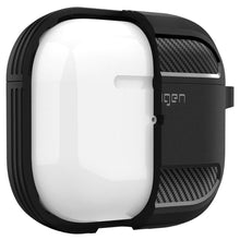 Заредете изображение във визуализатора на галерията – SPIGEN RUGGED ARMOR калъф за AIRPODS 3 2021 matte черен
