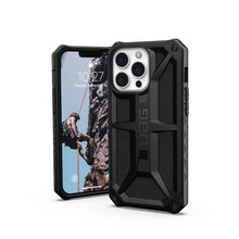 Заредете изображение във визуализатора на галерията – Гръб UAG Urban Armor Gear MONARCH за IPHONE 13 Pro черен
