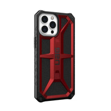 Заредете изображение във визуализатора на галерията – Гръб UAG Urban Armor Gear MONARCH за IPHONE 13 Pro Max червен
