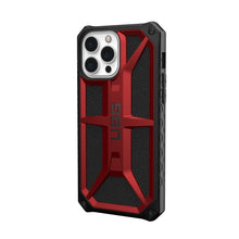 Заредете изображение във визуализатора на галерията – Гръб UAG Urban Armor Gear MONARCH за IPHONE 13 Pro Max червен
