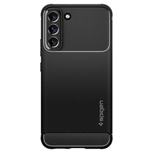 Заредете изображение във визуализатора на галерията – SPIGEN RUGGED ARMOR калъф за SAMSUNG S22 matte черен
