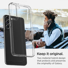Заредете изображение във визуализатора на галерията – SPIGEN ULTRA HYBRID калъф за SAMSUNG S22 прозрачен
