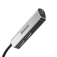 Заредете изображение във визуализатора на галерията – BASEUS адаптер HUB 7в1 Type C CAHUB-CU0G 0,15 м черен
