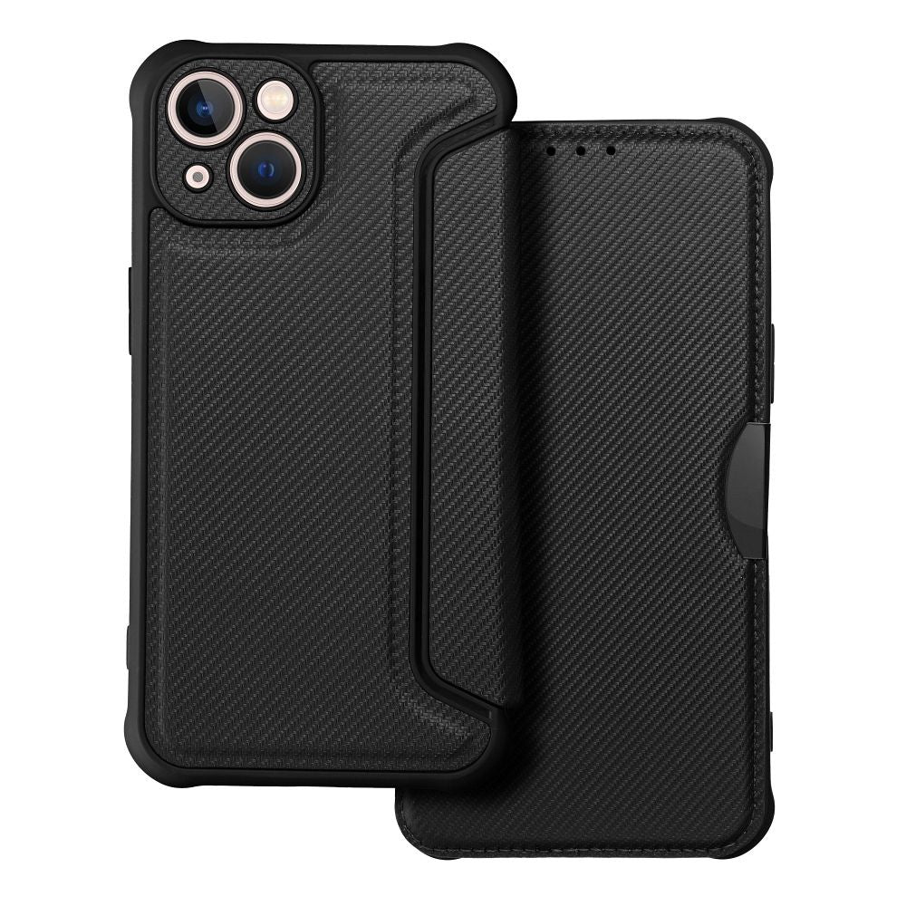 Калъф тип книга RAZOR за iPhone 13 черен