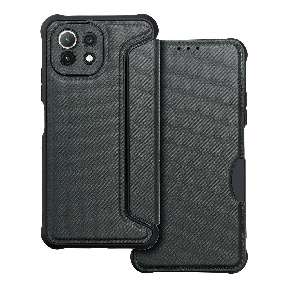 Калъф тип книга RAZOR за Xiaomi Mi 11 Lite 5G / Mi 11 Lite LTE ( 4G ) / Mi 11 Lite NE черен