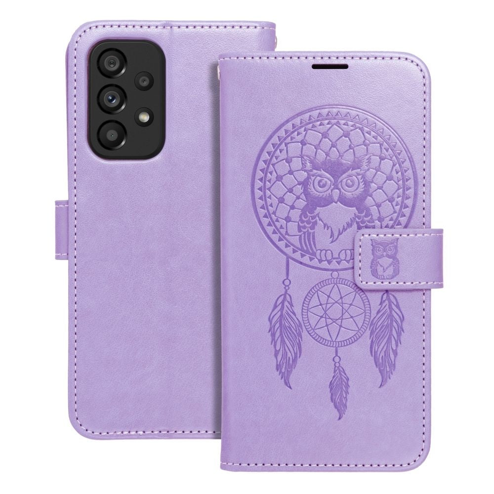 Калъф тип книга MEZZO за SAMSUNG A53 5G dreamcatcher лилав