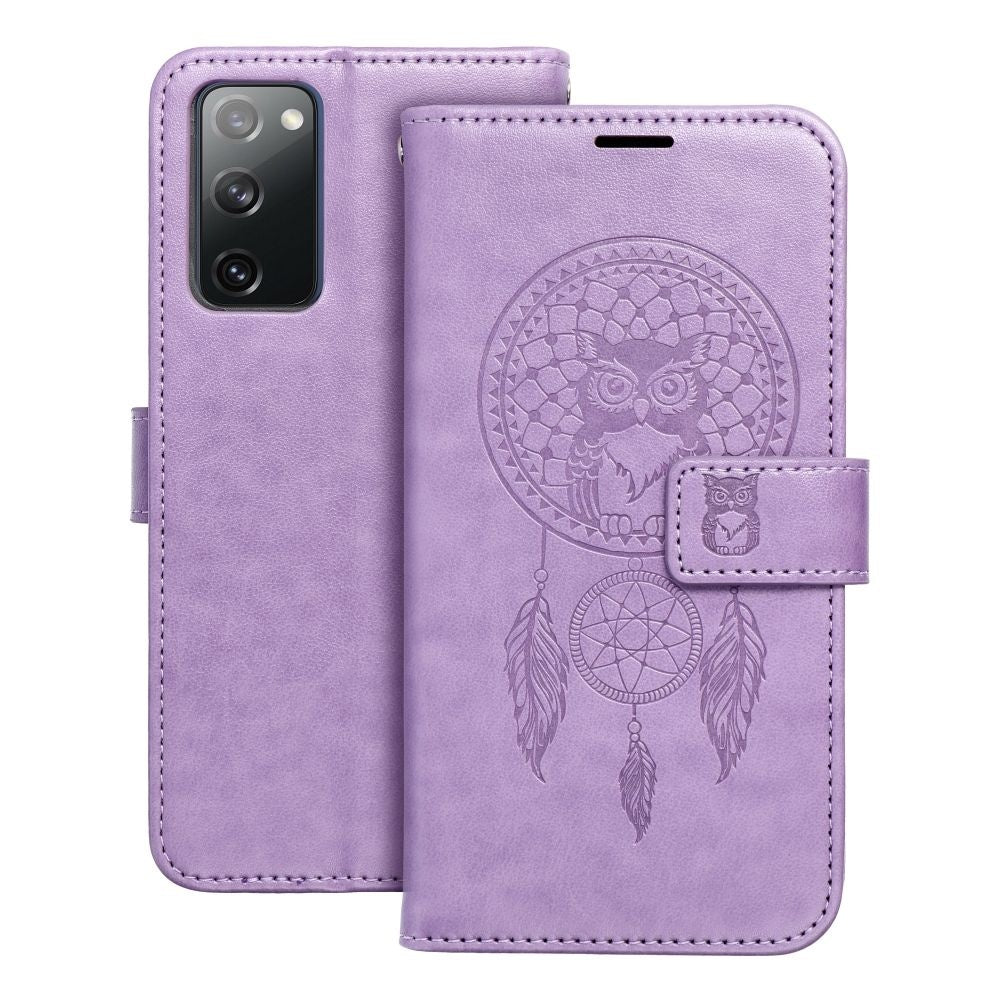 Калъф тип книга MEZZO за XIAOMI Redmi Note 11 Pro / 11 Pro 5G dreamcatcher лилав