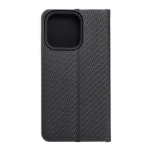 Заредете изображение във визуализатора на галерията – Калъф тип книга LUNA Carbon IPHONE 14 Pro черен
