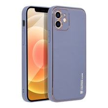 Заредете изображение във визуализатора на галерията – Гръб LEATHER за IPHONE 14 Plus син
