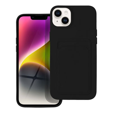 Гръб CARD за IPHONE 14 Plus черен