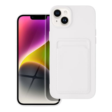 Гръб CARD за IPHONE 14 Plus бял