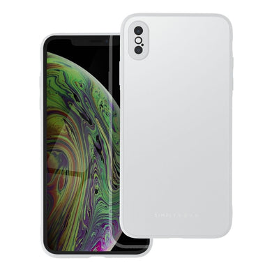 Стъклен гръб ROAR MATTE за IPHONE XS Max стоманен