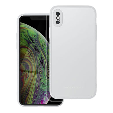 Стъклен гръб ROAR MATTE за IPHONE XS стоманен