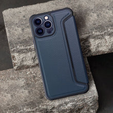 Заредете изображение във визуализатора на галерията – Калъф тип книга RAZOR за iPhone 7 / 8 / SE 2020 / SE 2022 син
