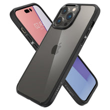 Заредете изображение във визуализатора на галерията – SPIGEN ULTRA HYBRID калъф за IPHONE 14 Pro matte черен
