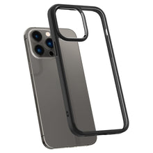 Заредете изображение във визуализатора на галерията – SPIGEN ULTRA HYBRID калъф за IPHONE 14 Pro matte черен
