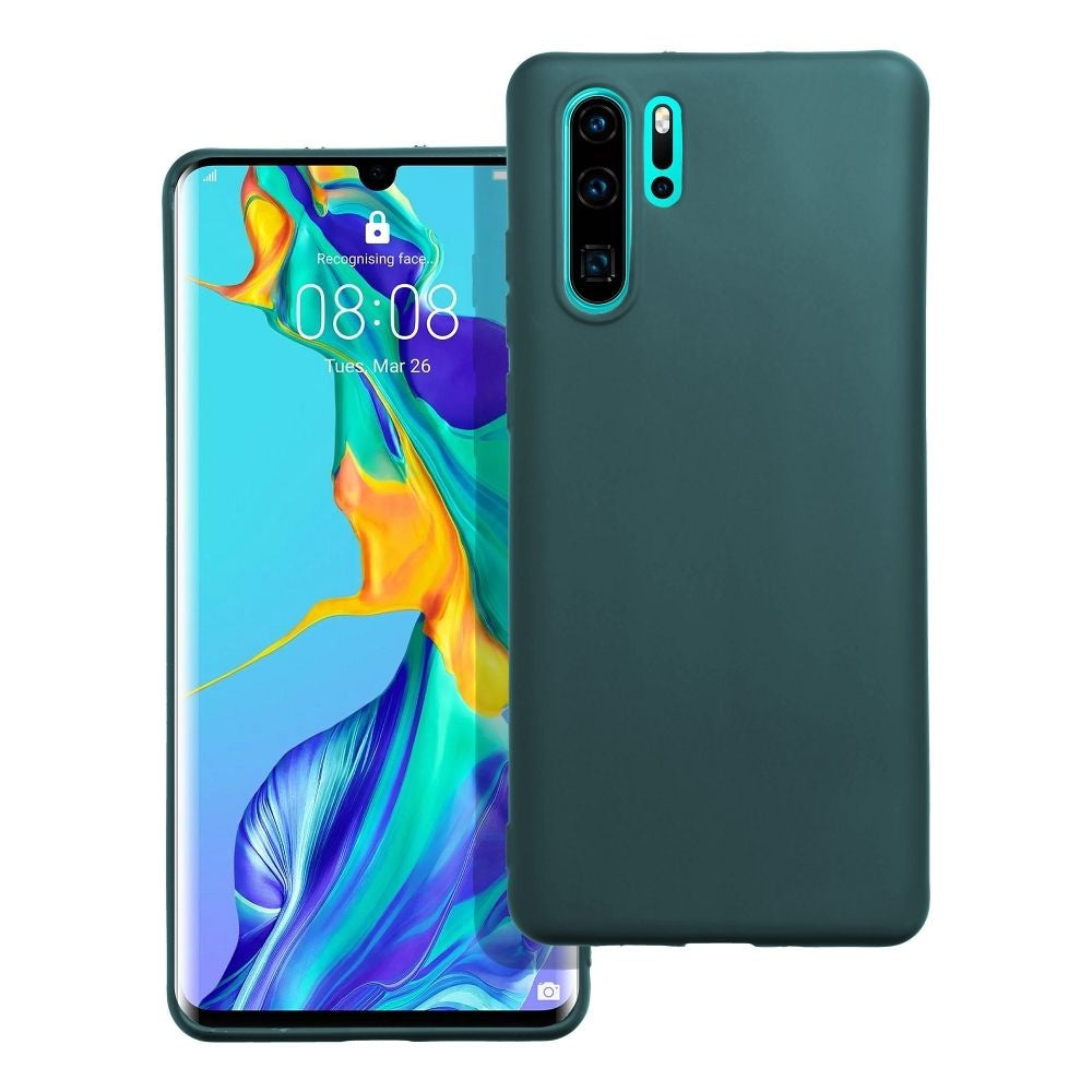 Гръб MATT за HUAWEI P30 Pro dark зелен