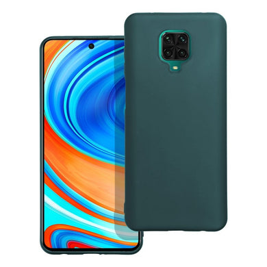 Гръб MATT за XIAOMI Redmi Note 9 Pro dark зелен