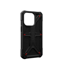 Заредете изображение във визуализатора на галерията – Гръб UAG Urban Armor Gear MONARCH за IPHONE 14 Pro kevlar черен
