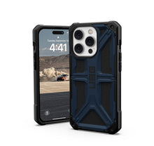 Заредете изображение във визуализатора на галерията – Гръб UAG Urban Armor Gear MONARCH за IPHONE 14 Pro тъмно син
