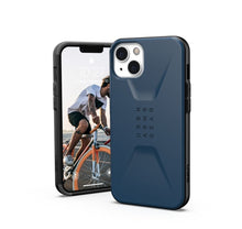 Заредете изображение във визуализатора на галерията – Гръб UAG Urban Armor Gear CIVILIAN за IPHONE 13 / 14 тъмно син
