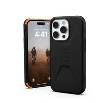 Заредете изображение във визуализатора на галерията – Гръб UAG Urban Armor Gear CIVILIAN за IPHONE 14 Pro Max черен
