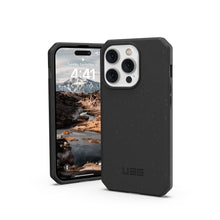 Заредете изображение във визуализатора на галерията – Гръб UAG Urban Armor Gear BIODEGRADABLE OUTBACK за IPHONE 14 Pro черен
