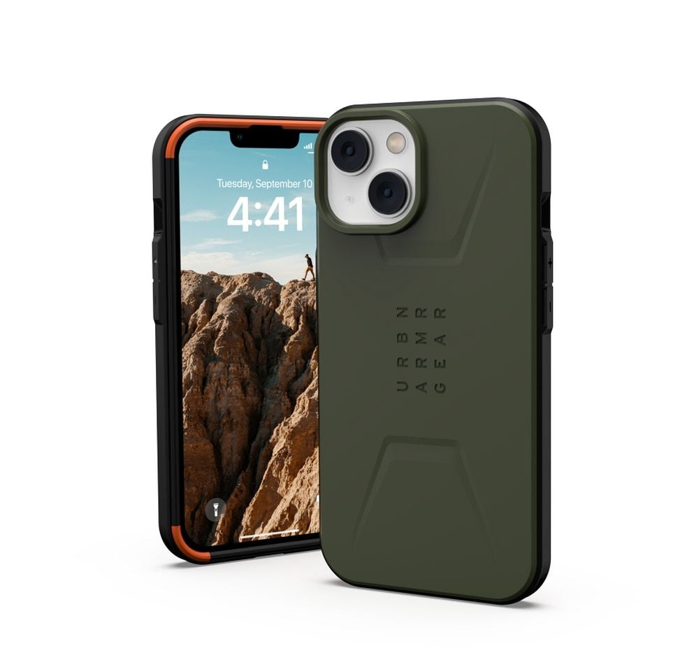 Оригинален гръб ( UAG ) Urban Armor Gear Civilian compatible with MagSafe for IPHONE 14 PLUS зелен