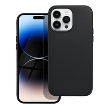 Заредете изображение във визуализатора на галерията – Гръб LEATHER MAG COVER за IPHONE 14 Pro Max черен
