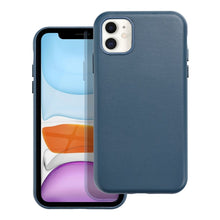 Заредете изображение във визуализатора на галерията – Гръб LEATHER MAG COVER за IPHONE 11 indigo син
