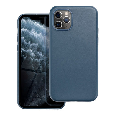 Гръб LEATHER MAG COVER за IPHONE 11 Pro indigo син