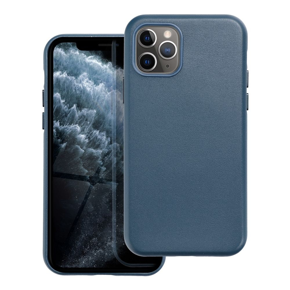 Гръб LEATHER MAG COVER за IPHONE 11 Pro indigo син