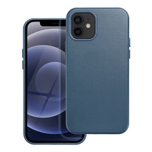 Заредете изображение във визуализатора на галерията – Гръб LEATHER MAG COVER за IPHONE 12 indigo син
