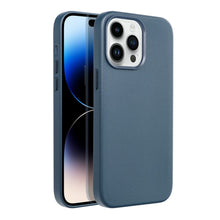 Заредете изображение във визуализатора на галерията – Гръб LEATHER MAG COVER за IPHONE 14 Pro Max indigo син
