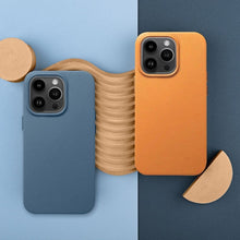 Заредете изображение във визуализатора на галерията – Гръб LEATHER MAG COVER за IPHONE 14 Pro indigo син
