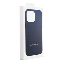Заредете изображение във визуализатора на галерията – Гръб LEATHER MAG COVER за IPHONE 13 Pro indigo син
