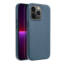 Заредете изображение във визуализатора на галерията – Гръб LEATHER MAG COVER за IPHONE 13 Pro indigo син
