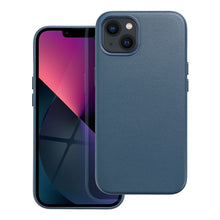 Заредете изображение във визуализатора на галерията – Гръб LEATHER MAG COVER за IPHONE 13 indigo син
