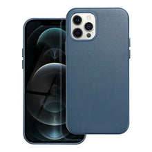 Заредете изображение във визуализатора на галерията – Гръб LEATHER MAG COVER за IPHONE 12 Pro indigo син
