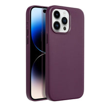 Заредете изображение във визуализатора на галерията – Гръб LEATHER MAG COVER за IPHONE 14 Pro Max dark виолетов
