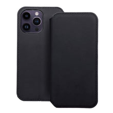 Заредете изображение във визуализатора на галерията – Калъф тип книга DUAL POCKET за IPHONE 14 Pro Max черен
