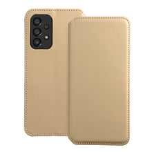 Заредете изображение във визуализатора на галерията – Калъф тип книга DUAL POCKET за SAMSUNG A33 5G златист
