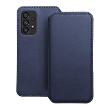 Заредете изображение във визуализатора на галерията – Калъф тип книга DUAL POCKET за SAMSUNG A53 5G тъмно син
