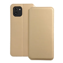 Заредете изображение във визуализатора на галерията – Калъф тип книга DUAL POCKET за SAMSUNG A03 златист
