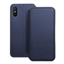 Заредете изображение във визуализатора на галерията – Калъф тип книга DUAL POCKET за XIAOMI Redmi 9A / 9AT тъмно син

