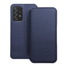Заредете изображение във визуализатора на галерията – Калъф тип книга DUAL POCKET за SAMSUNG A52 / A52S / A52 5G тъмно син
