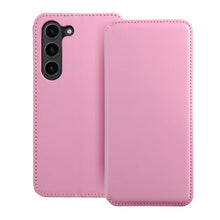 Заредете изображение във визуализатора на галерията – Калъф тип книга DUAL POCKET за SAMSUNG S23 light розов
