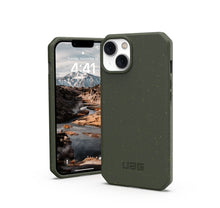 Заредете изображение във визуализатора на галерията – Гръб UAG Urban Armor Gear BIODEGRADABLE OUTBACK за IPHONE 14 зелен

